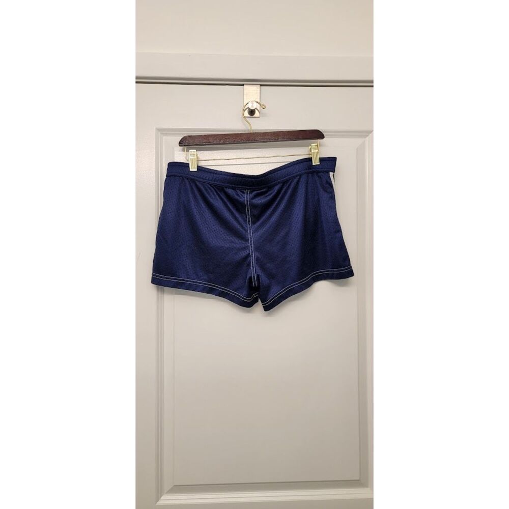 Andrew Christian Mesh Gym Shorts Navy White 3" Inseam Gay Circuit Made USA XL - Picture 7 of 8